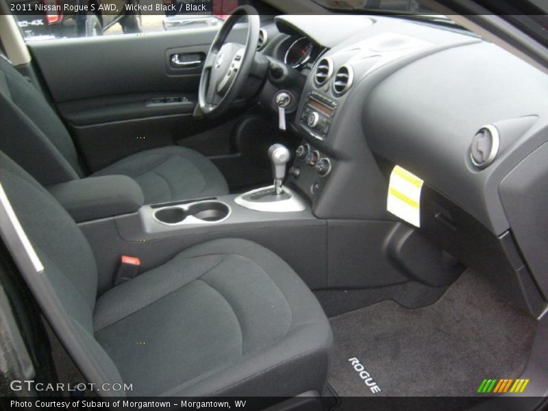Wicked Black / Black 2011 Nissan Rogue S AWD