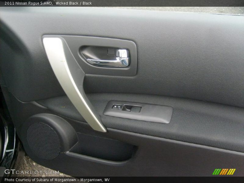 Wicked Black / Black 2011 Nissan Rogue S AWD