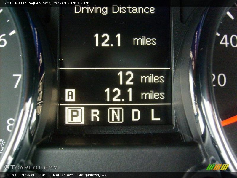 Wicked Black / Black 2011 Nissan Rogue S AWD