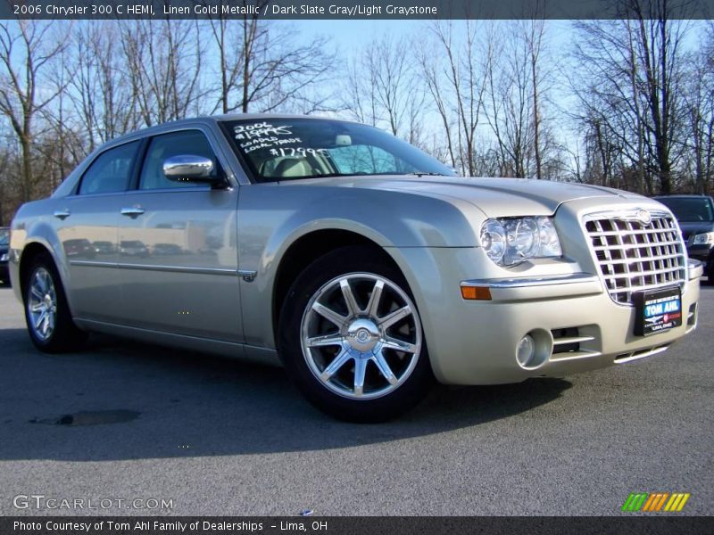 Linen Gold Metallic / Dark Slate Gray/Light Graystone 2006 Chrysler 300 C HEMI