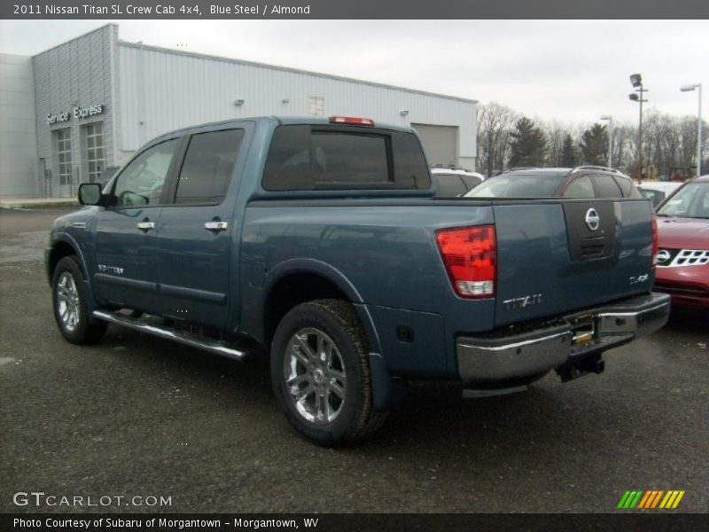 Blue Steel / Almond 2011 Nissan Titan SL Crew Cab 4x4