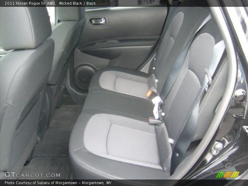  2011 Rogue SV AWD Black Interior