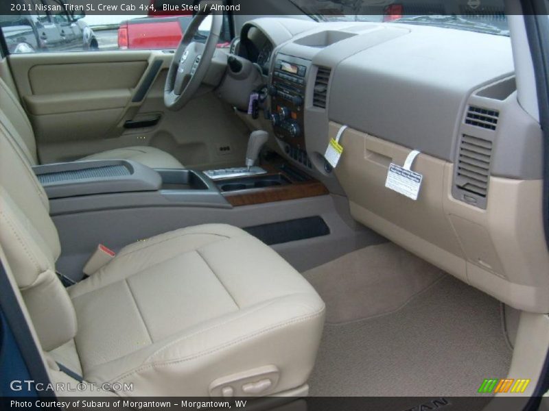  2011 Titan SL Crew Cab 4x4 Almond Interior