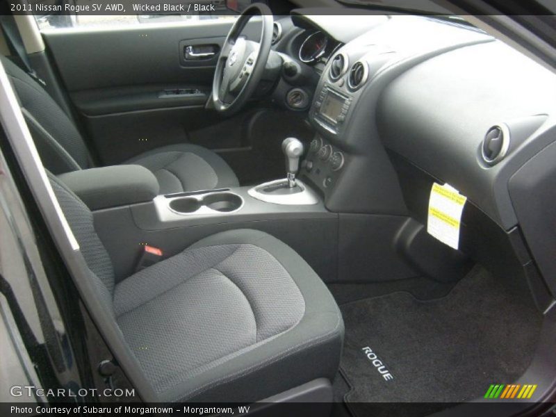  2011 Rogue SV AWD Black Interior