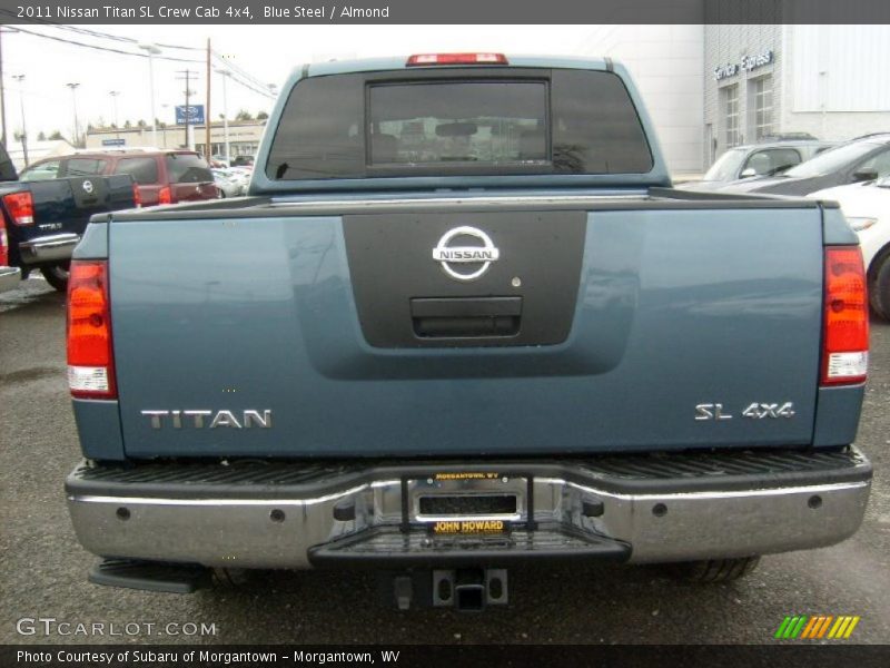 Blue Steel / Almond 2011 Nissan Titan SL Crew Cab 4x4