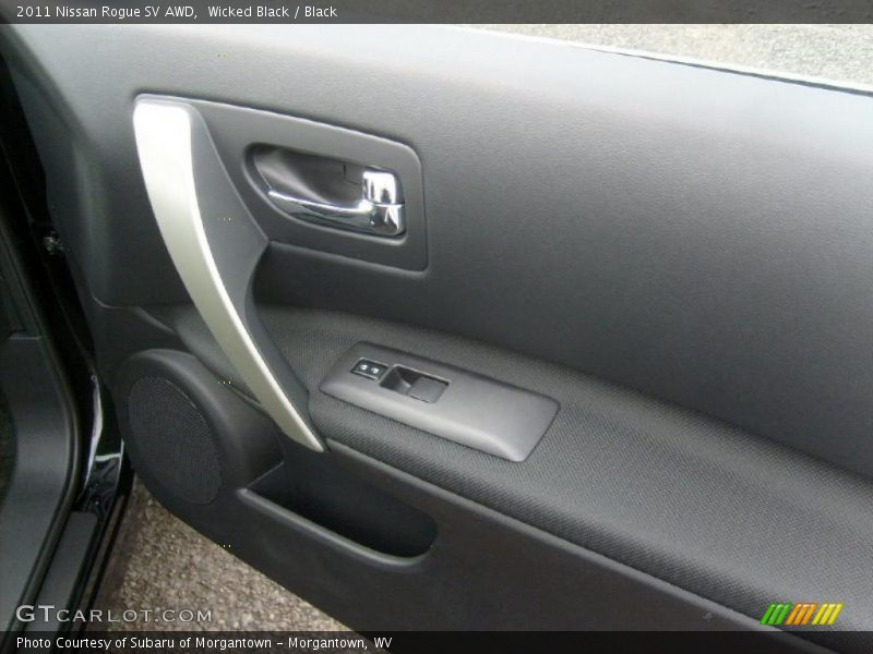 Wicked Black / Black 2011 Nissan Rogue SV AWD
