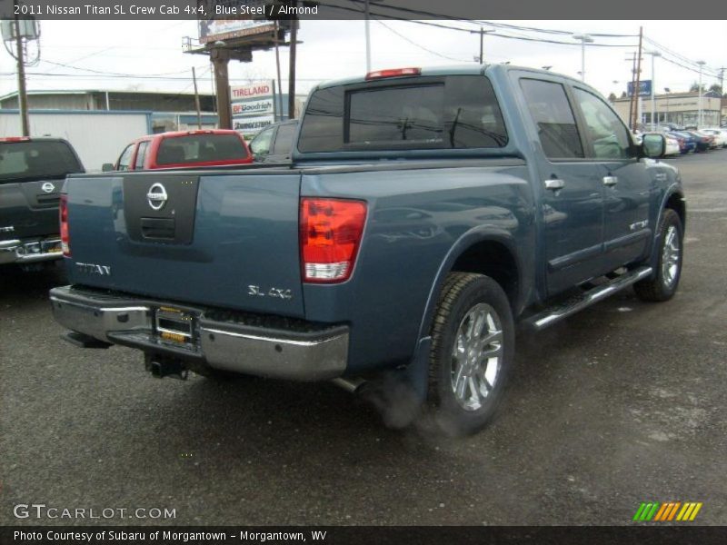 Blue Steel / Almond 2011 Nissan Titan SL Crew Cab 4x4