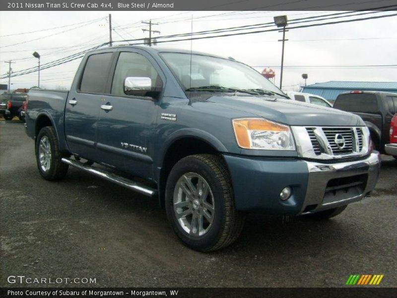 Blue Steel / Almond 2011 Nissan Titan SL Crew Cab 4x4