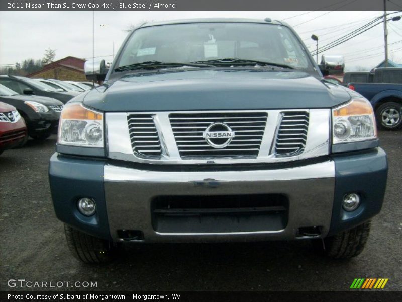Blue Steel / Almond 2011 Nissan Titan SL Crew Cab 4x4