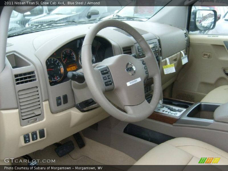  2011 Titan SL Crew Cab 4x4 Almond Interior