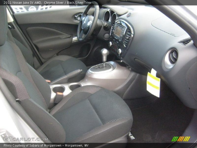 Chrome Silver / Black/Silver Trim 2011 Nissan Juke SV AWD