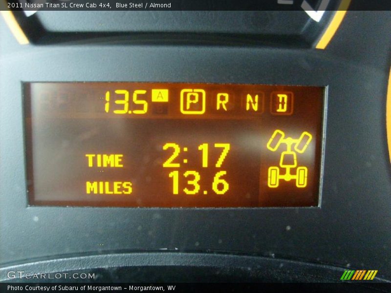 Blue Steel / Almond 2011 Nissan Titan SL Crew Cab 4x4