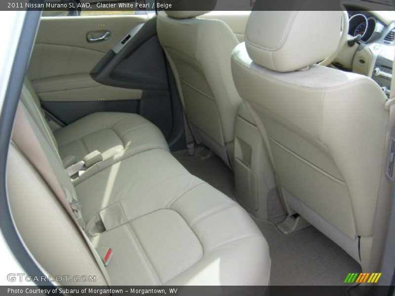 Glacier White Pearl / Beige 2011 Nissan Murano SL AWD