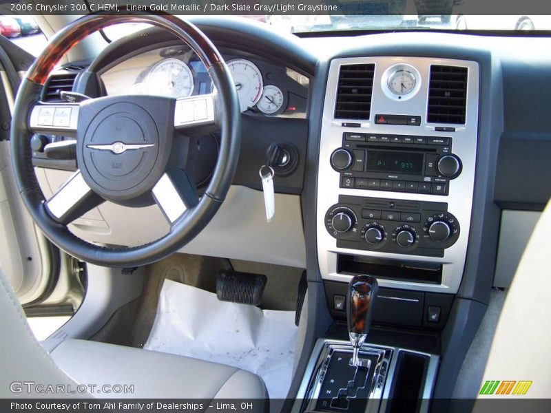 Linen Gold Metallic / Dark Slate Gray/Light Graystone 2006 Chrysler 300 C HEMI