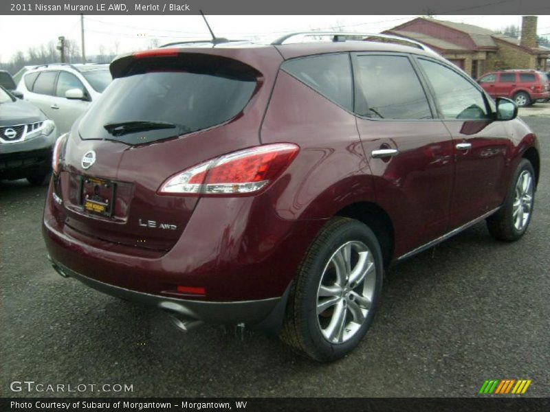 Merlot / Black 2011 Nissan Murano LE AWD