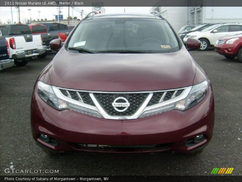 Merlot / Black 2011 Nissan Murano LE AWD