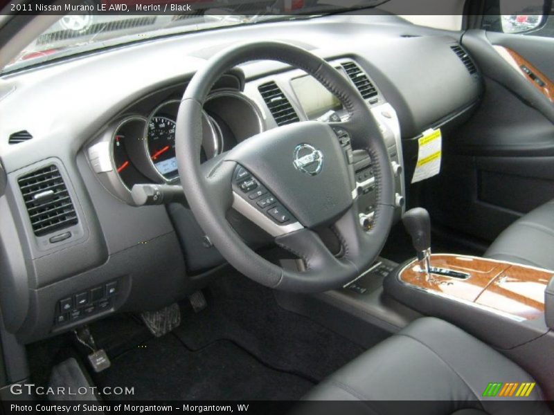 Black Interior - 2011 Murano LE AWD 