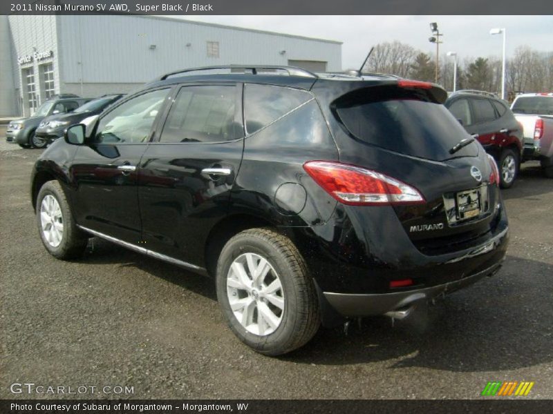 Super Black / Black 2011 Nissan Murano SV AWD