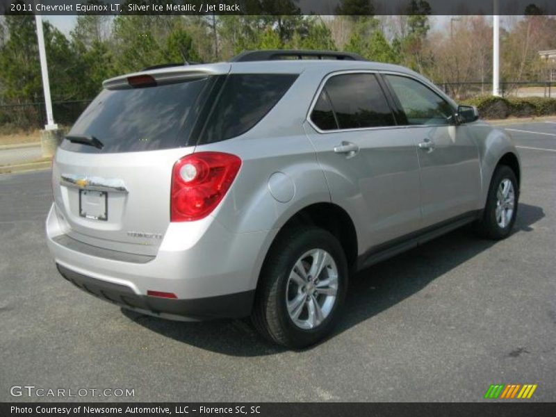 Silver Ice Metallic / Jet Black 2011 Chevrolet Equinox LT