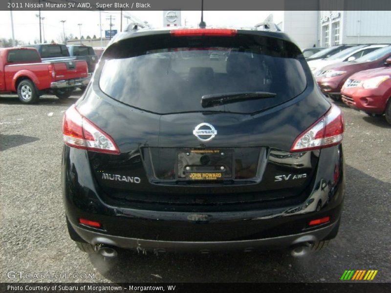 Super Black / Black 2011 Nissan Murano SV AWD