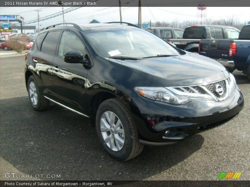 Super Black / Black 2011 Nissan Murano SV AWD