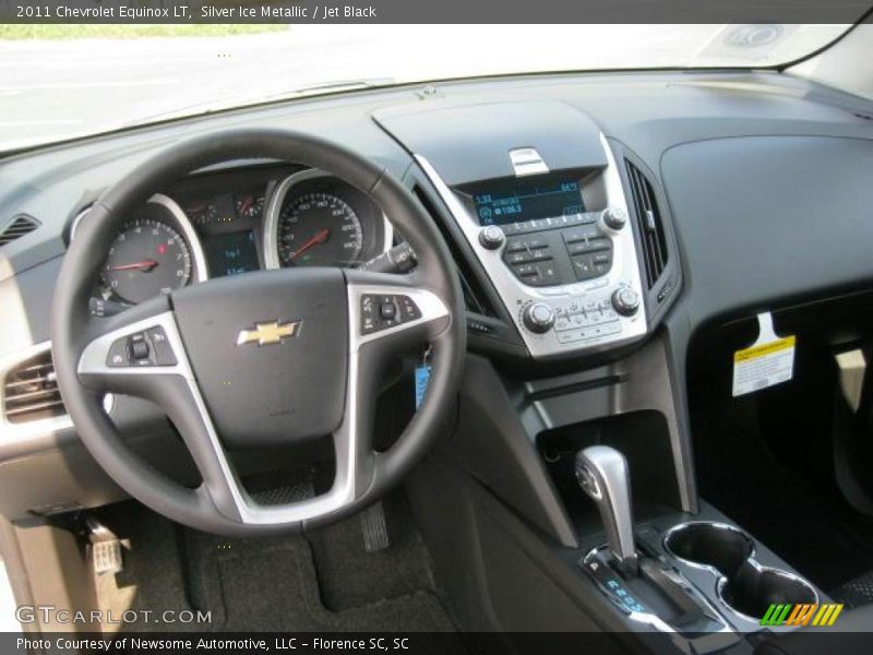 Silver Ice Metallic / Jet Black 2011 Chevrolet Equinox LT