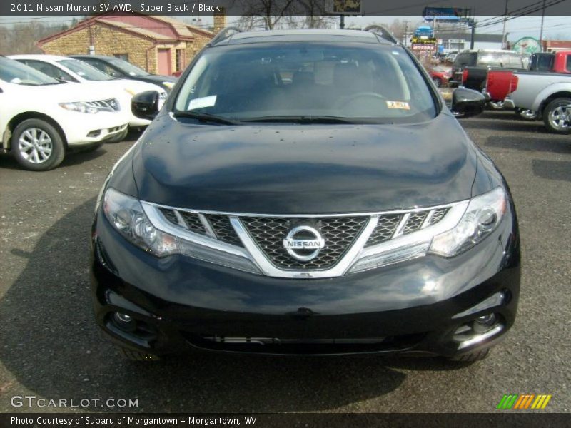 Super Black / Black 2011 Nissan Murano SV AWD