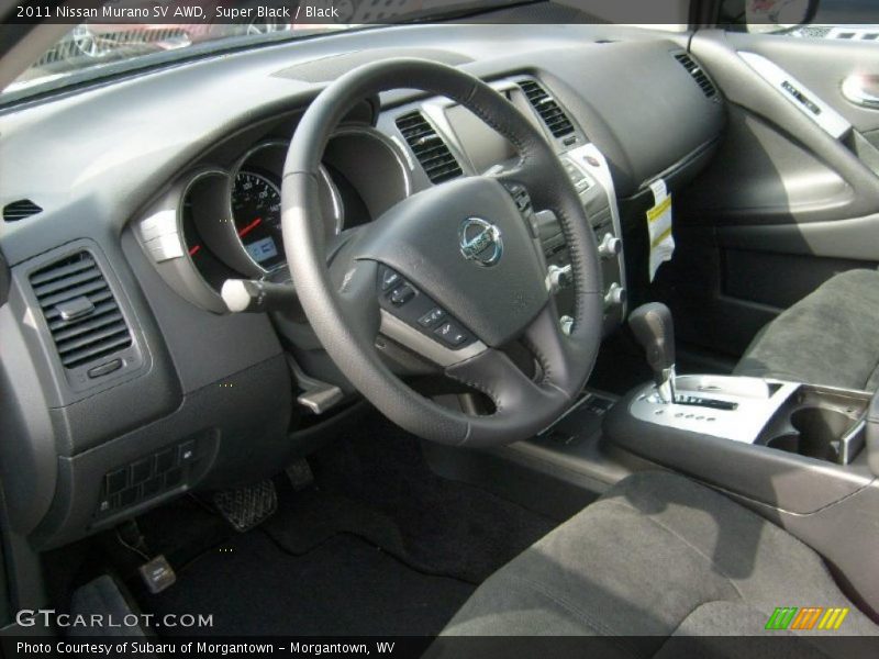 Super Black / Black 2011 Nissan Murano SV AWD