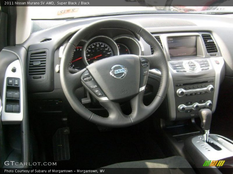 Super Black / Black 2011 Nissan Murano SV AWD