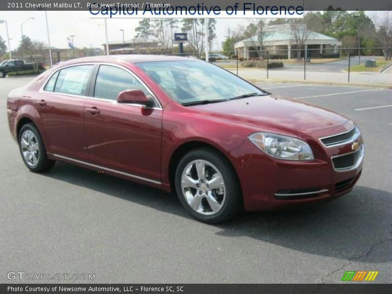Red Jewel Tintcoat / Titanium 2011 Chevrolet Malibu LT