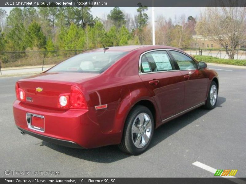 Red Jewel Tintcoat / Titanium 2011 Chevrolet Malibu LT