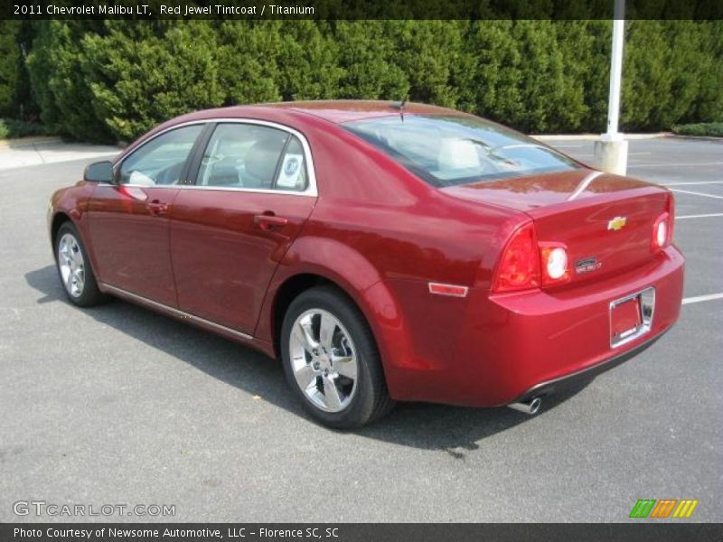 Red Jewel Tintcoat / Titanium 2011 Chevrolet Malibu LT
