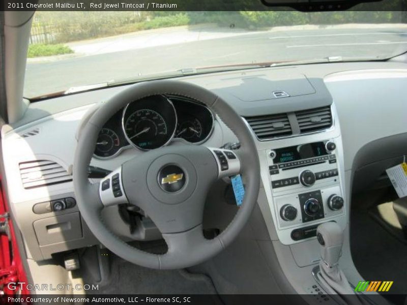 Red Jewel Tintcoat / Titanium 2011 Chevrolet Malibu LT