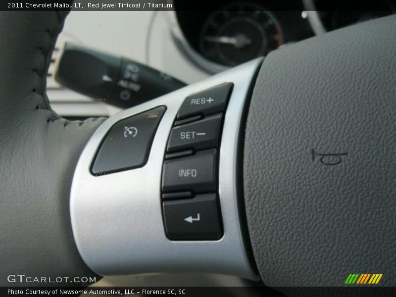 Red Jewel Tintcoat / Titanium 2011 Chevrolet Malibu LT