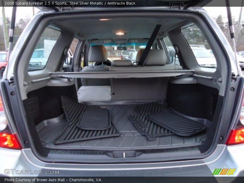 Steel Silver Metallic / Anthracite Black 2008 Subaru Forester 2.5 X Sports
