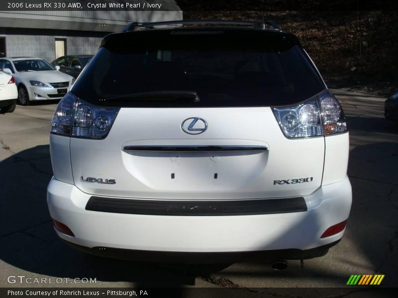 Crystal White Pearl / Ivory 2006 Lexus RX 330 AWD