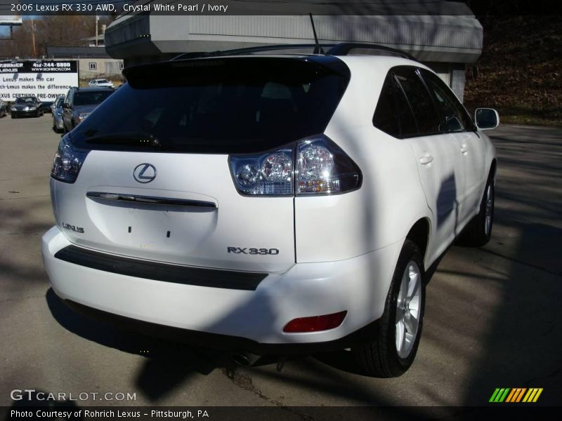 Crystal White Pearl / Ivory 2006 Lexus RX 330 AWD