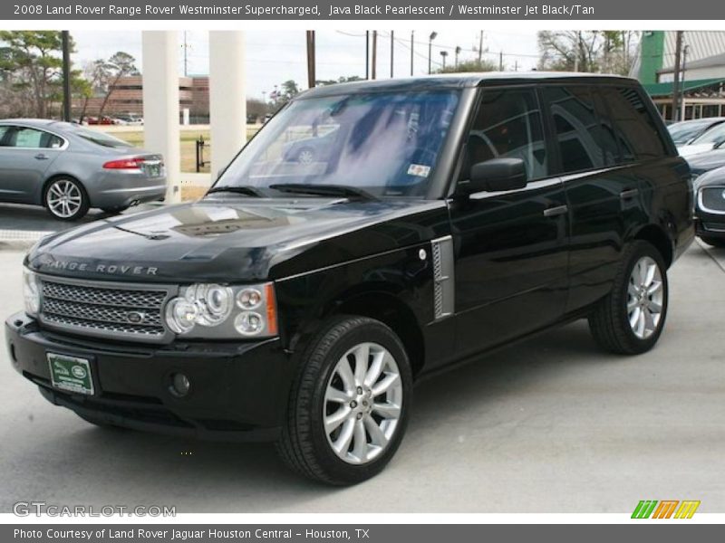 Front 3/4 View of 2008 Range Rover Westminster Supercharged