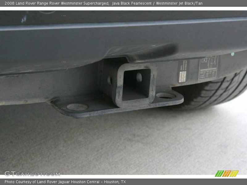 Java Black Pearlescent / Westminster Jet Black/Tan 2008 Land Rover Range Rover Westminster Supercharged