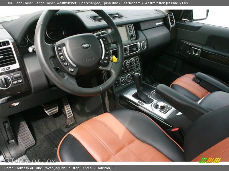 Westminster Jet Black/Tan Interior - 2008 Range Rover Westminster Supercharged 