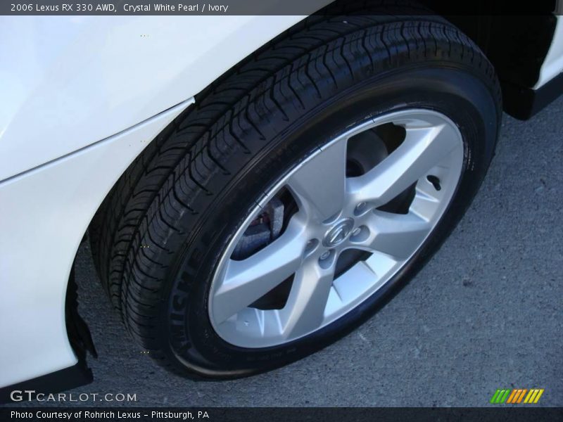 Crystal White Pearl / Ivory 2006 Lexus RX 330 AWD