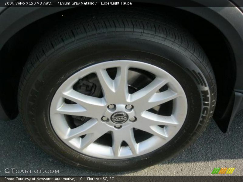 Titanium Gray Metallic / Taupe/Light Taupe 2006 Volvo XC90 V8 AWD