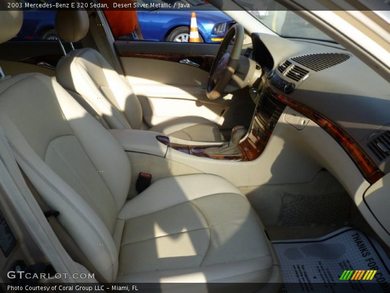 Desert Silver Metallic / Java 2003 Mercedes-Benz E 320 Sedan