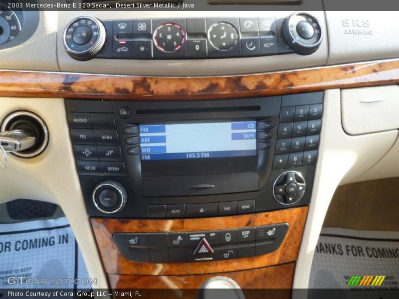 Desert Silver Metallic / Java 2003 Mercedes-Benz E 320 Sedan