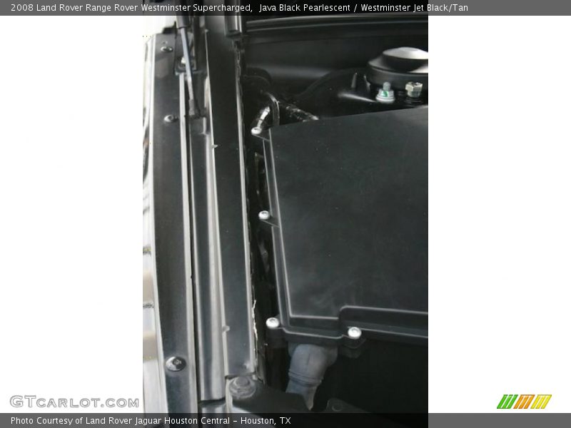 Java Black Pearlescent / Westminster Jet Black/Tan 2008 Land Rover Range Rover Westminster Supercharged