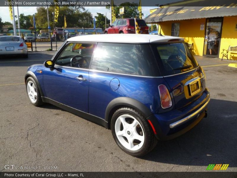 Indi Blue Metallic / Panther Black 2002 Mini Cooper Hardtop