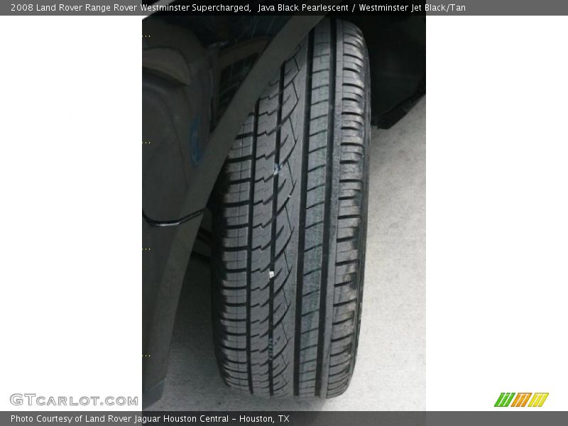 Java Black Pearlescent / Westminster Jet Black/Tan 2008 Land Rover Range Rover Westminster Supercharged