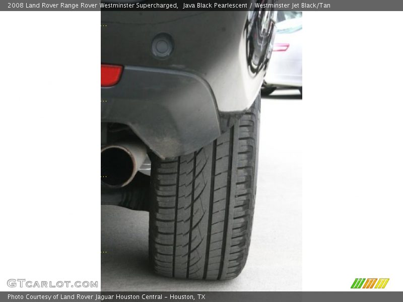 Java Black Pearlescent / Westminster Jet Black/Tan 2008 Land Rover Range Rover Westminster Supercharged