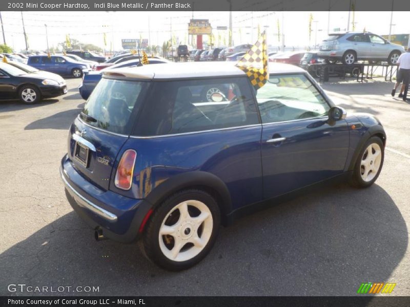 Indi Blue Metallic / Panther Black 2002 Mini Cooper Hardtop