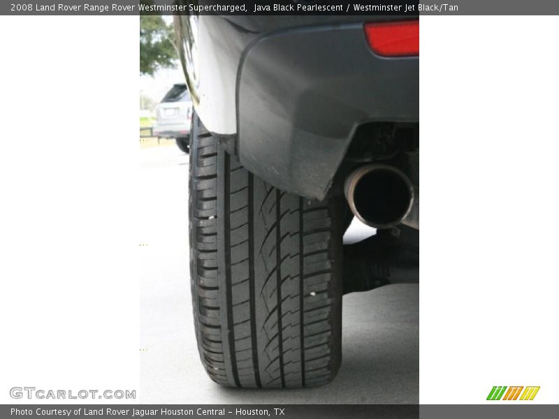 Java Black Pearlescent / Westminster Jet Black/Tan 2008 Land Rover Range Rover Westminster Supercharged